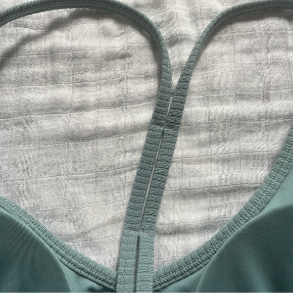 Ribbed Blissful Bra in Soft Seagrass - Picture 8 of 11